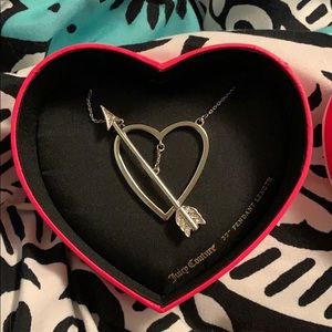 Juicy Couture Heart and Arrow Pendant Necklace